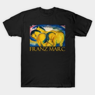 Little Yellow Horses by Franz Marc T-Shirt